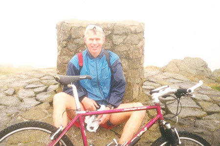 Martin on Foel Eryr